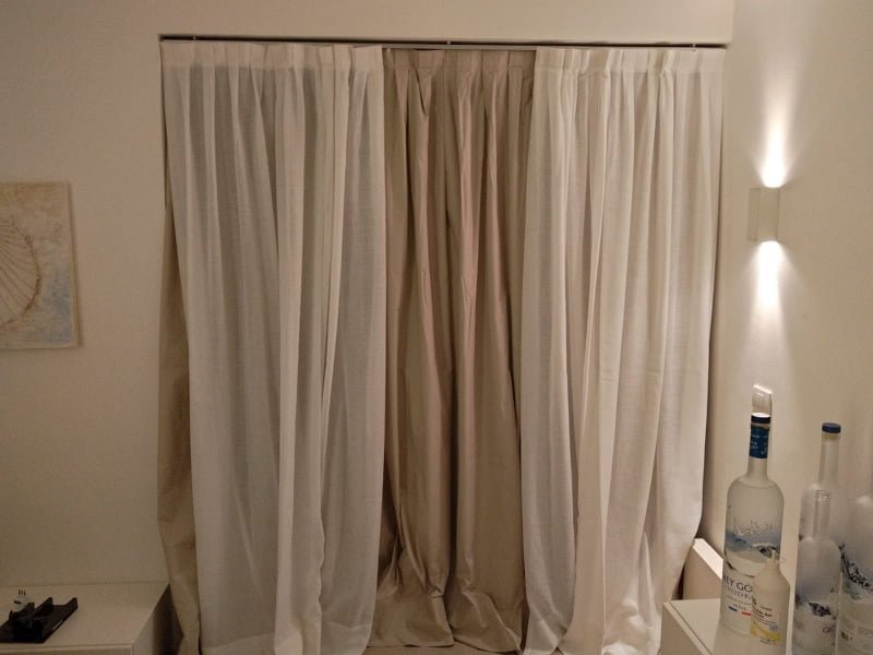 Tappezzeria Nautica Olbia SC Design Tenda in lino con oscurante